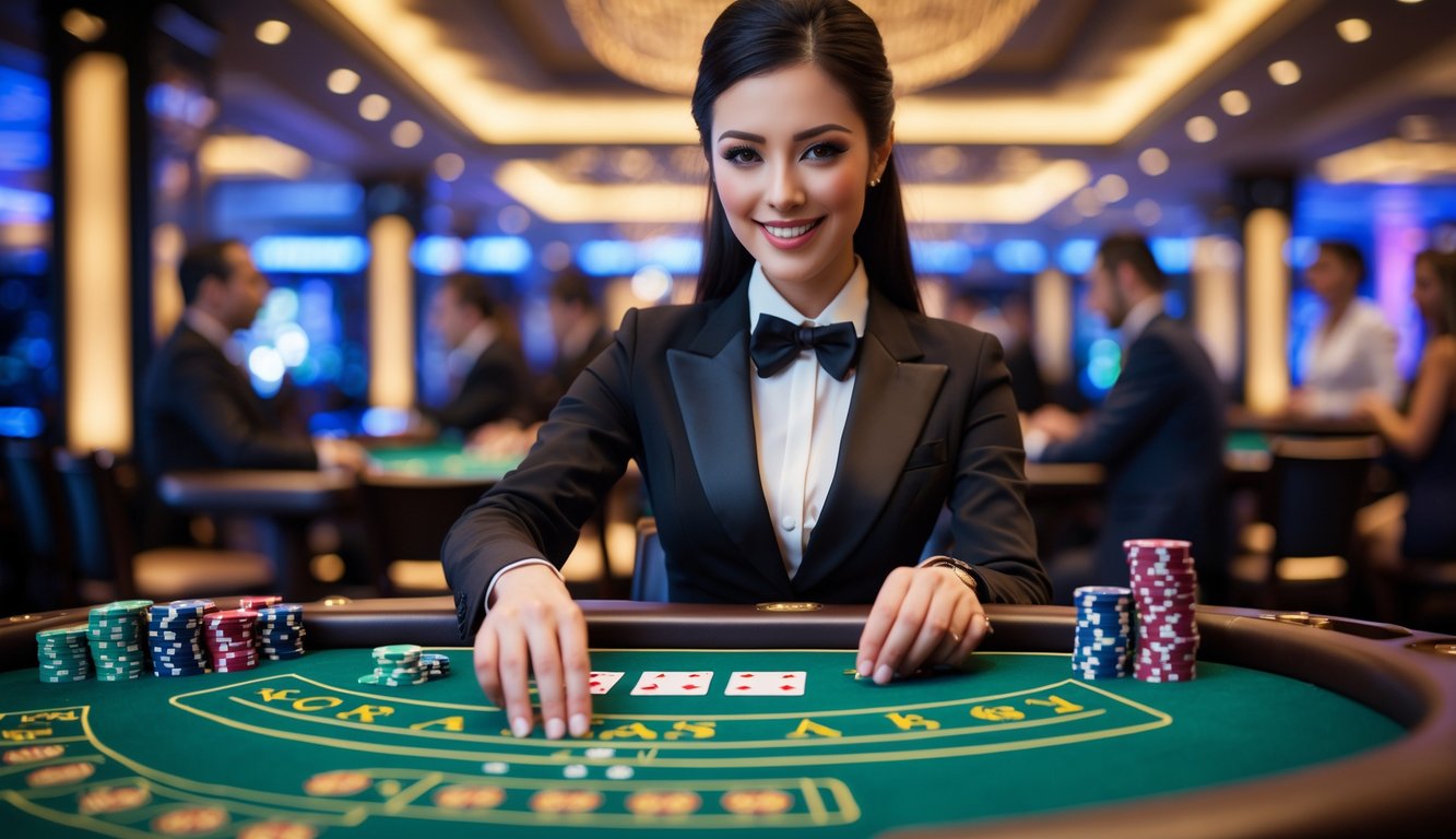 Permainan Baccarat dengan Dealer Langsung