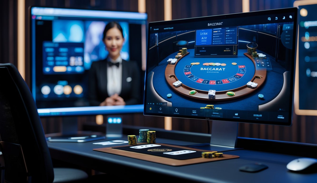 Fitur Interaktif Live Baccarat Online